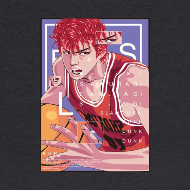 Hanamichi Sakuragi by Kukuh_handal